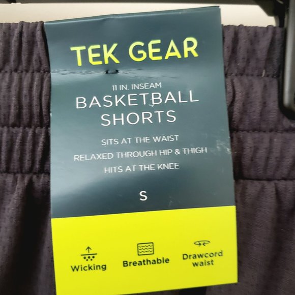 Tek Gear Men's Basketball Shorts, Hawk Gray, Size S, Style MT23A412RS - Picture 5 of 9
